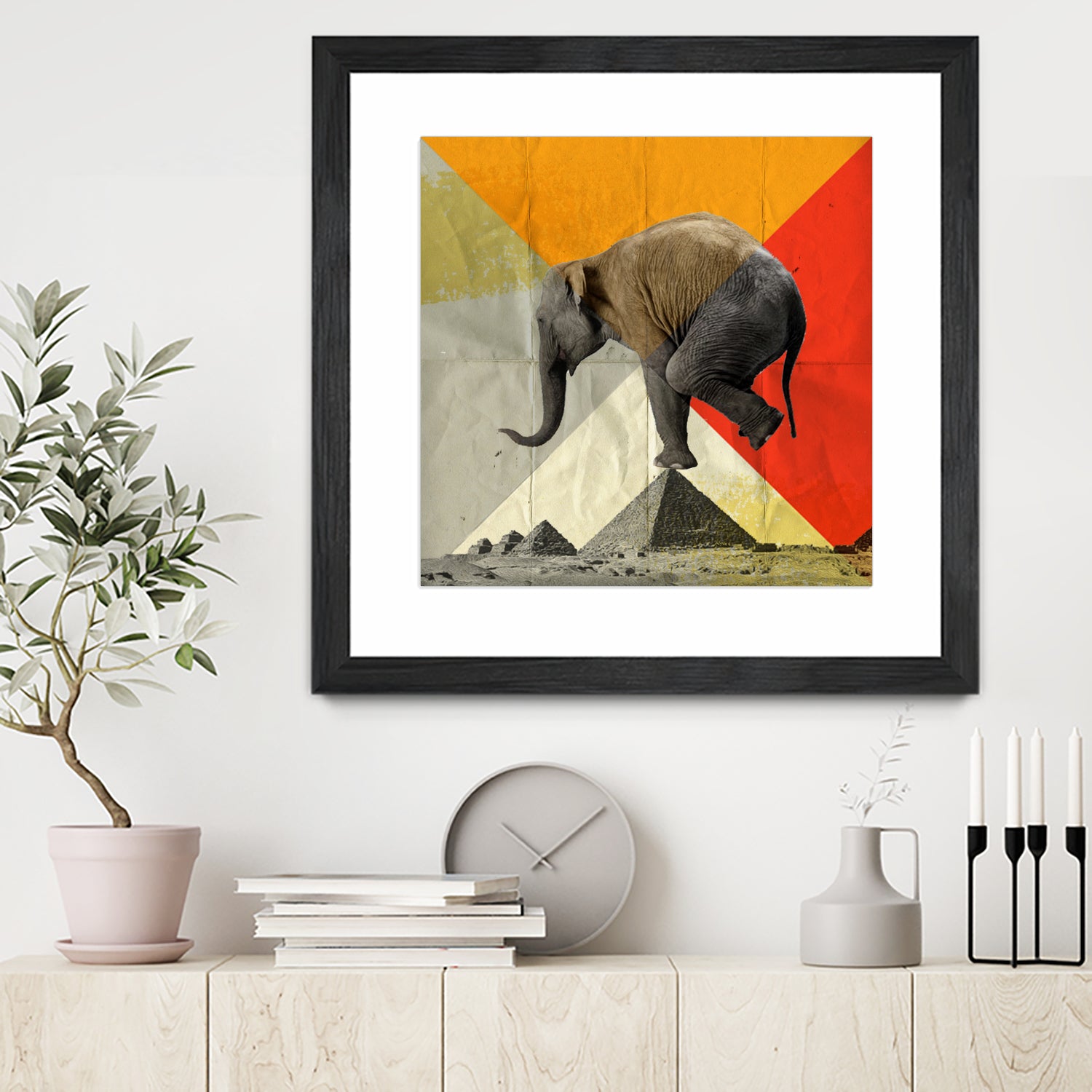 Balance of the Pyramids by Vin Zzep on GIANT ART - white photo illustration