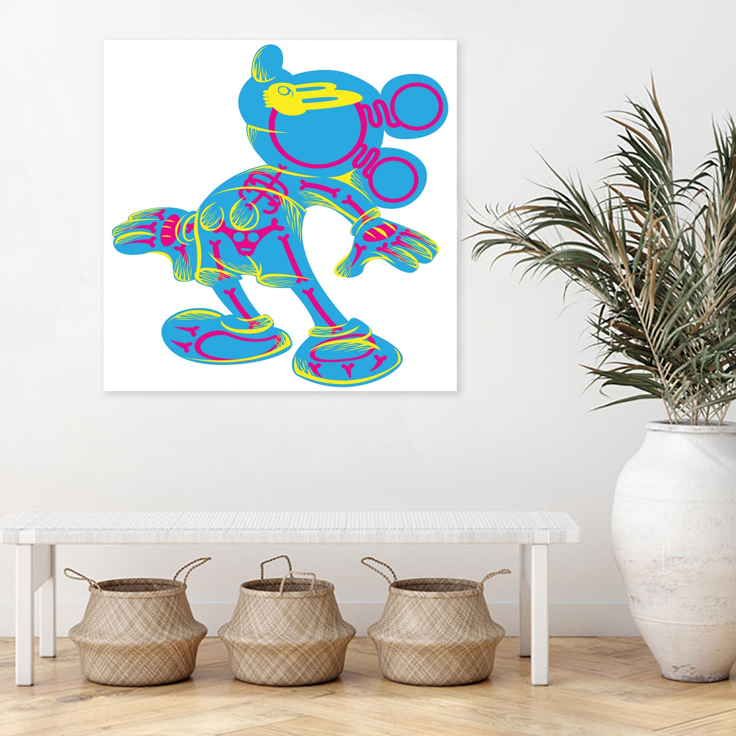 Dipopai - What's up there? by Neo Dhlamini on GIANT ART - blue vector illustration