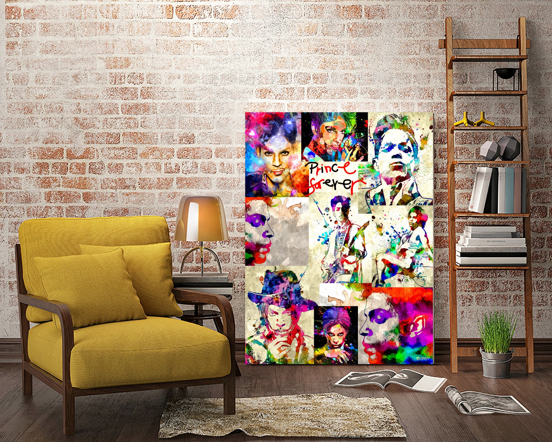Prince Forever by Daniel Janda on GIANT ART - brown digital painting