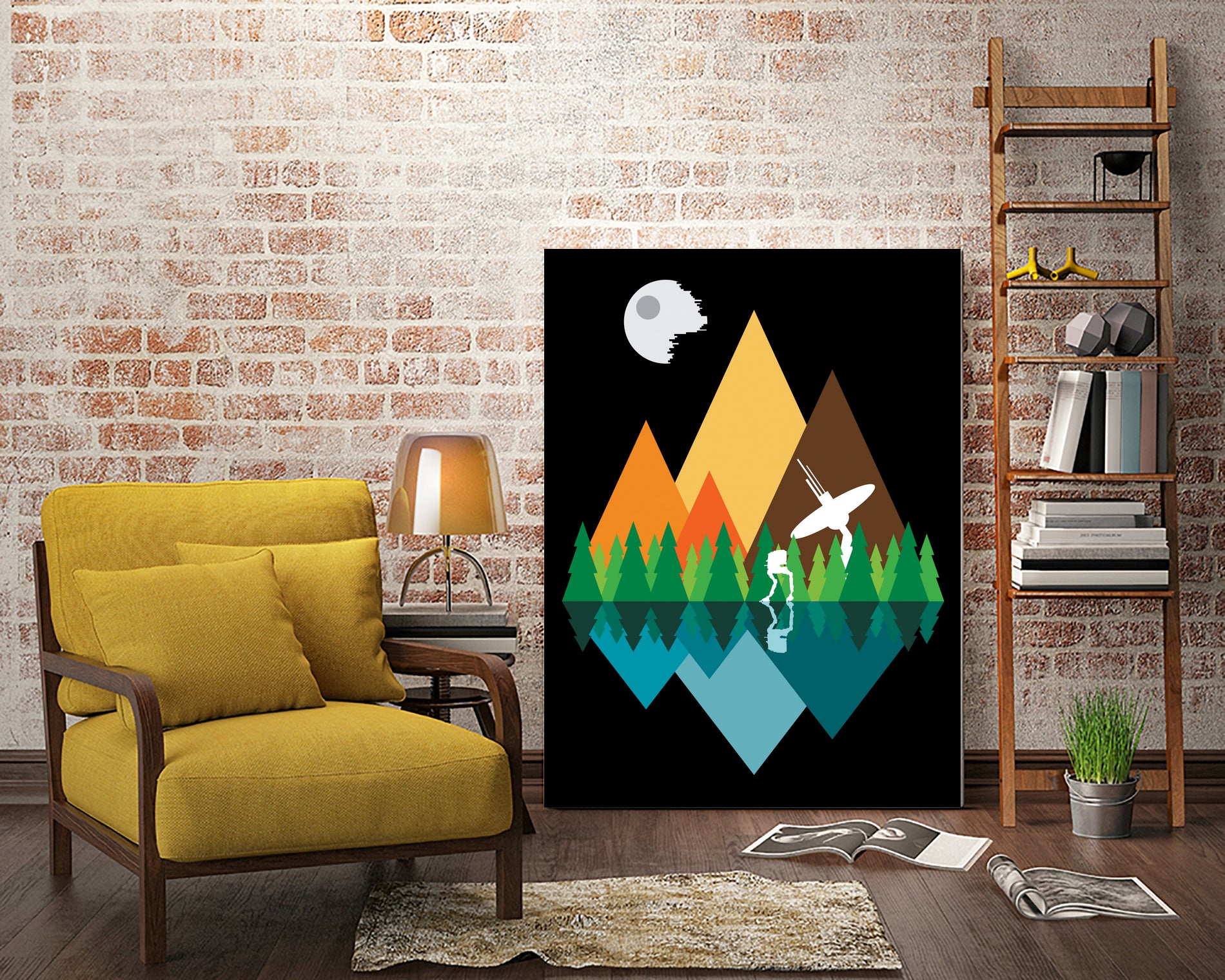 Forest view by Antonio Camarena on GIANT ART - black digital painting