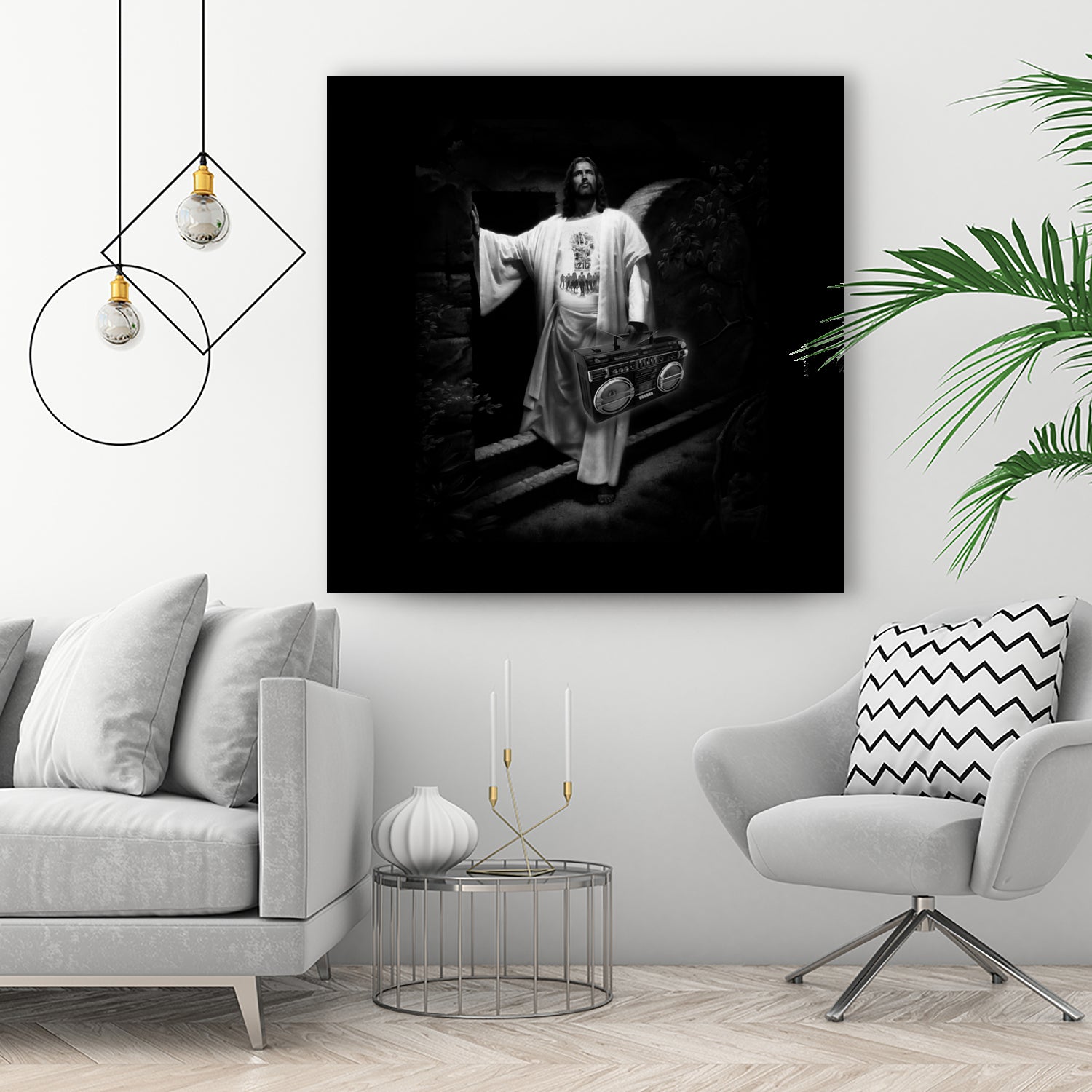 Resurrection (Boom Box Edition) by Ziggy Christenson on GIANT ART - black digital painting