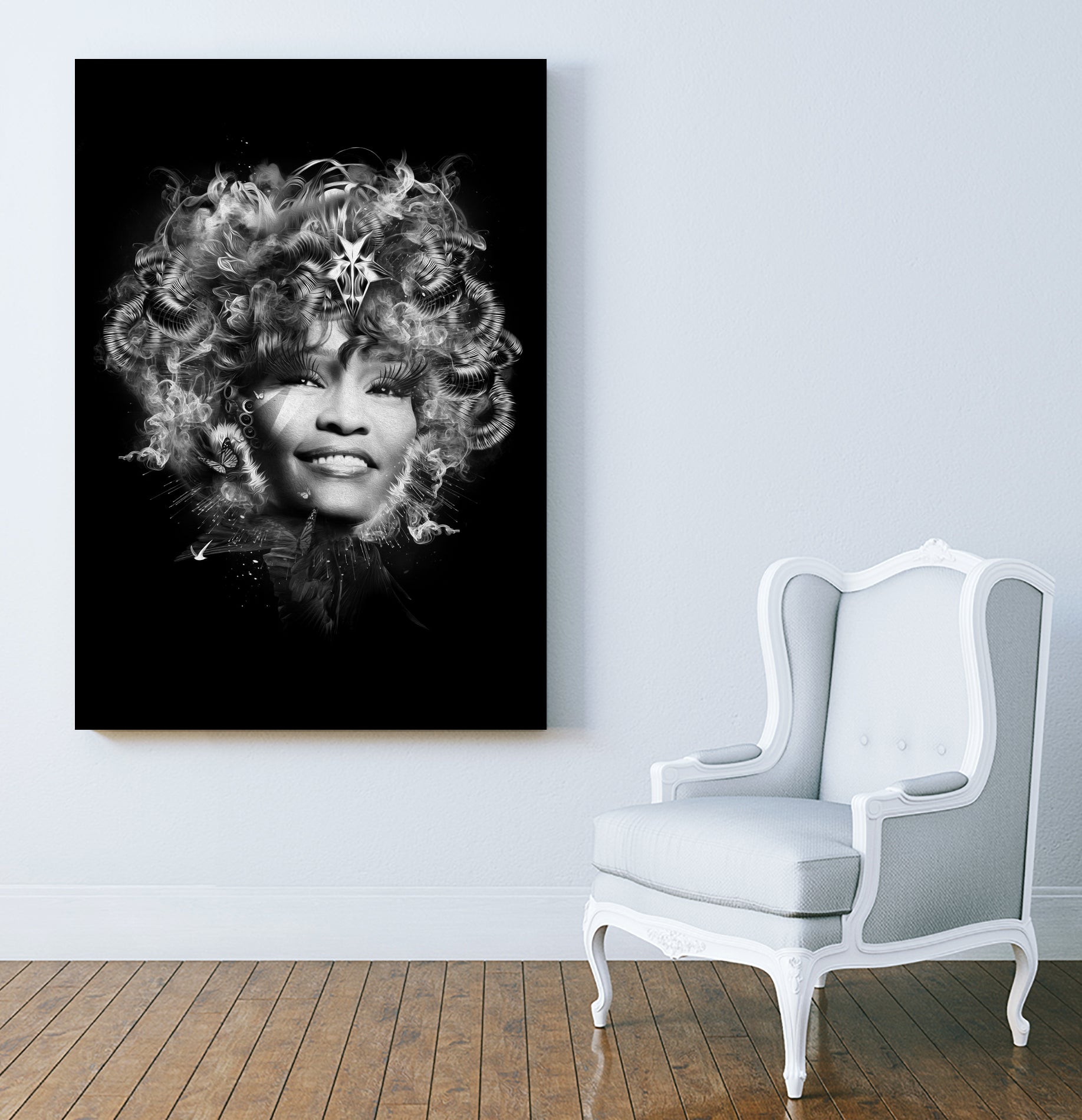 Whitney by Nicolas Obery on GIANT ART - black photo manipulation