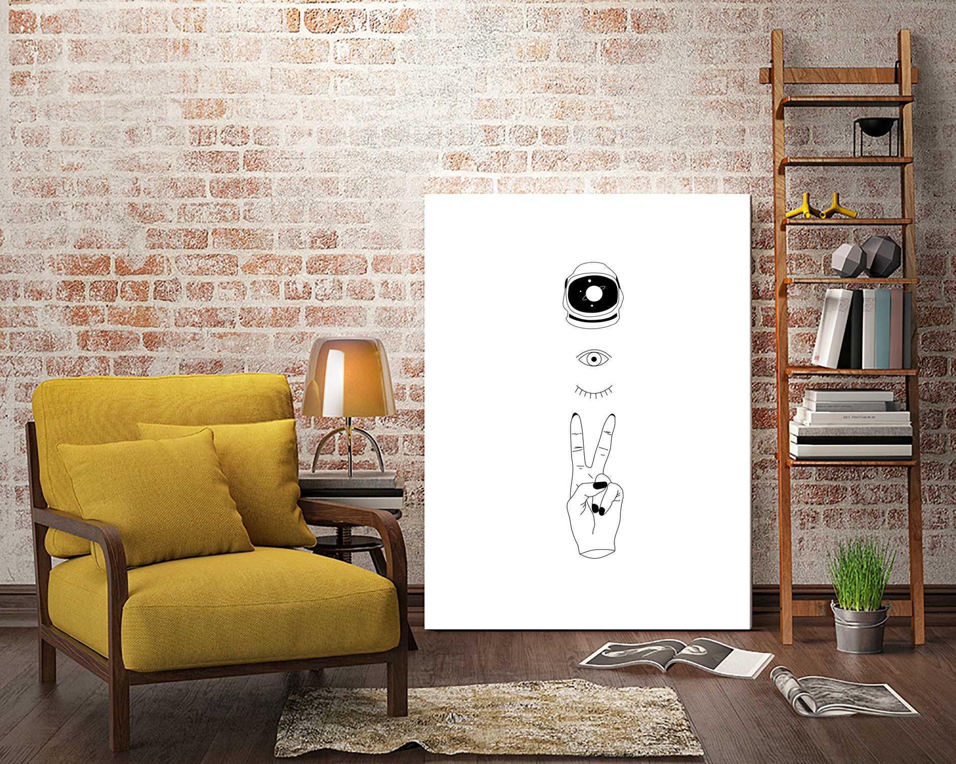 I need space by Ruth Crone Foster on GIANT ART - white digital drawing