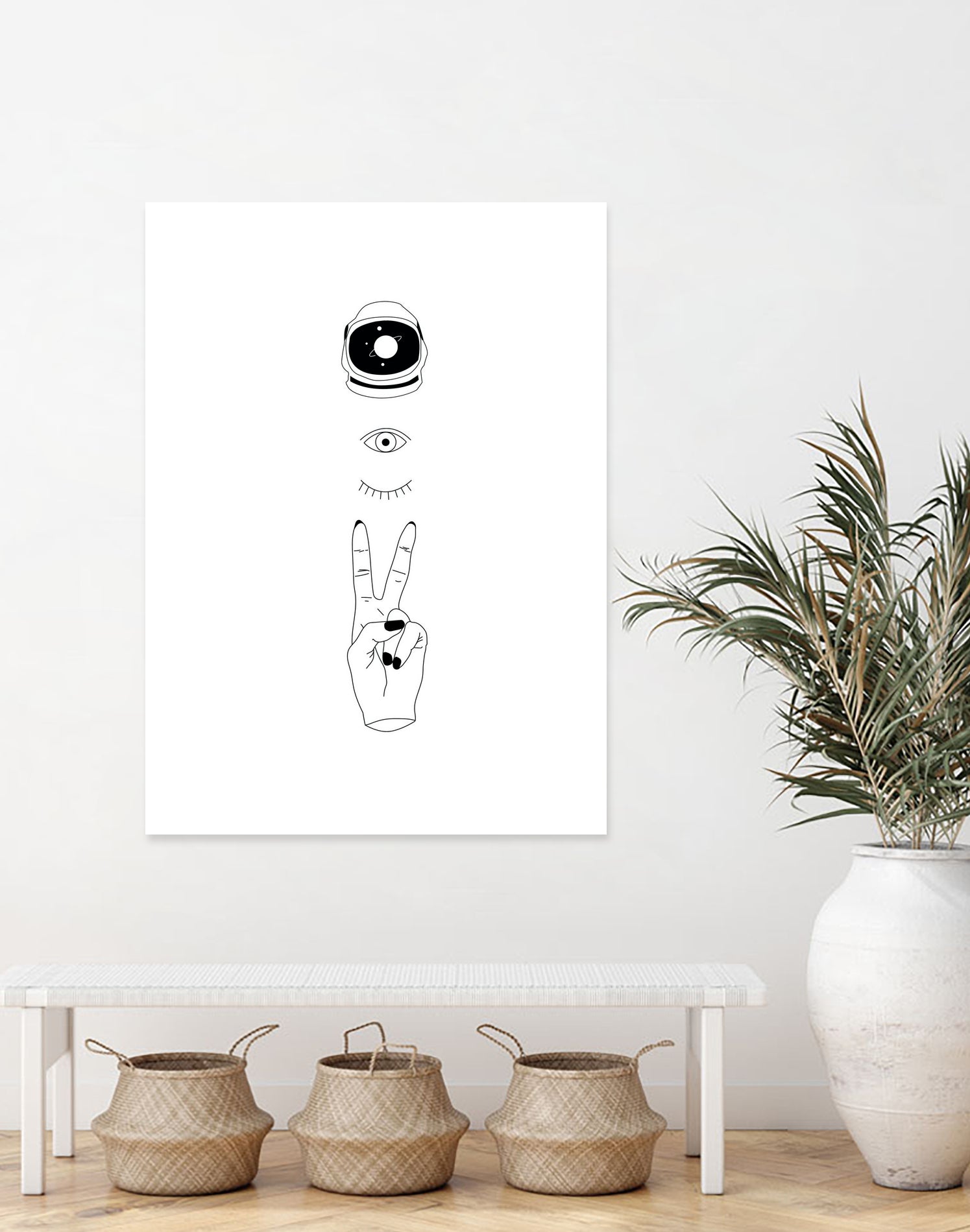 I need space by Ruth Crone Foster on GIANT ART - white digital drawing