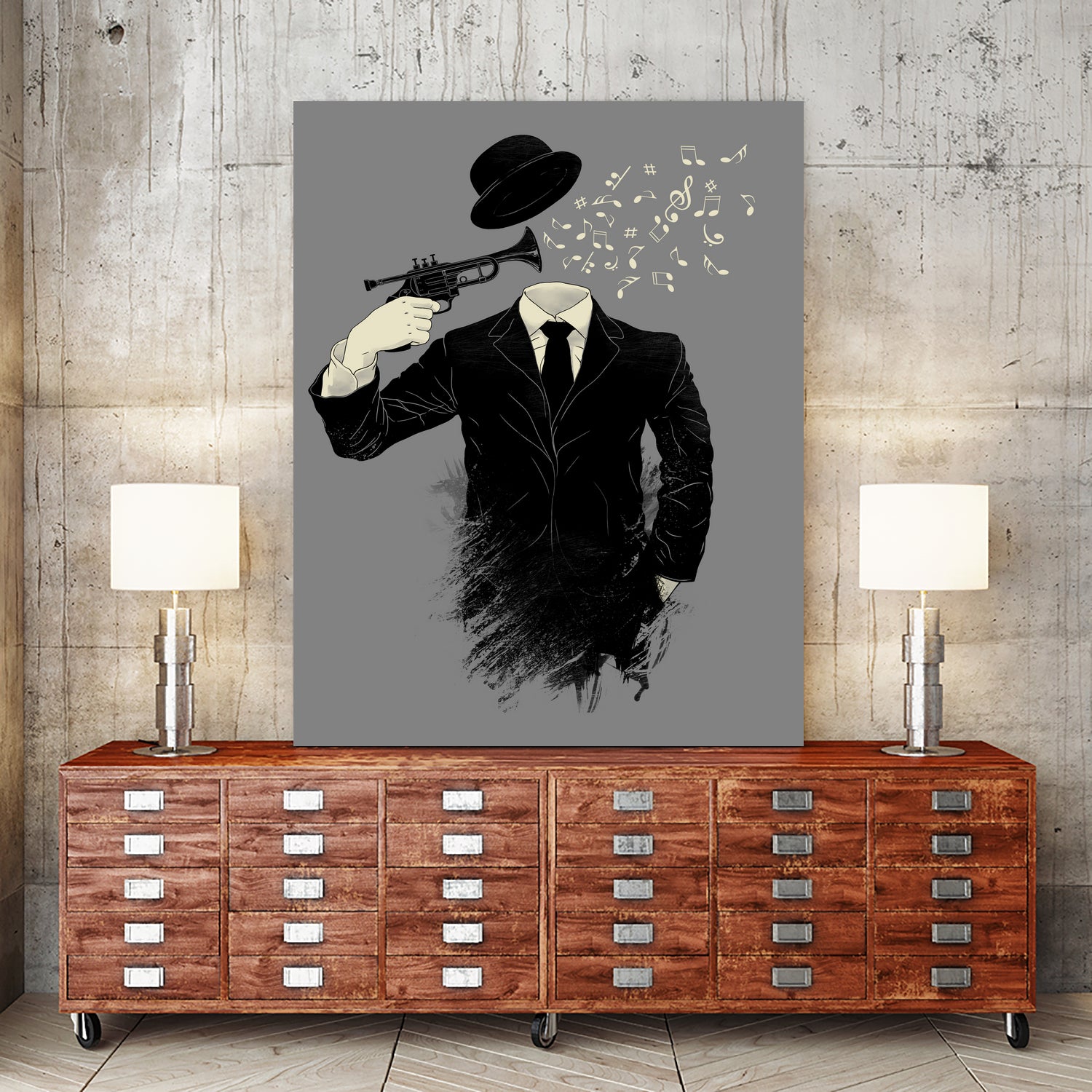 Blown by Anthony Aves on GIANT ART - gray digital painting