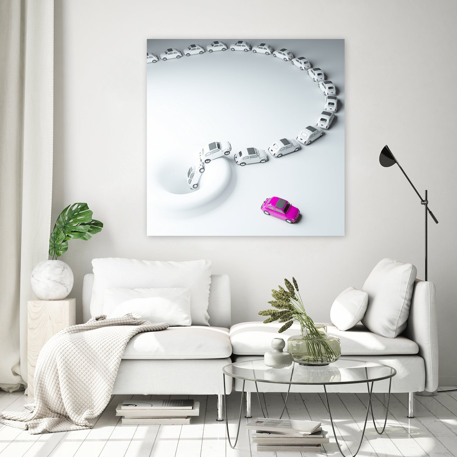 Alone is better! by caterina theoharidou on GIANT ART - white 3d art