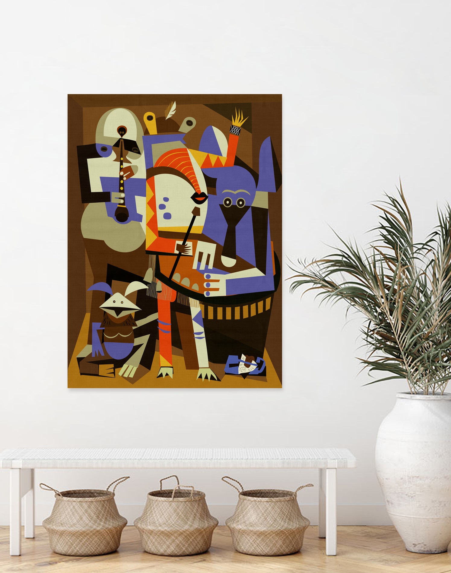 Tatooine Musicians by Scott Partridge on GIANT ART - red vector illustration