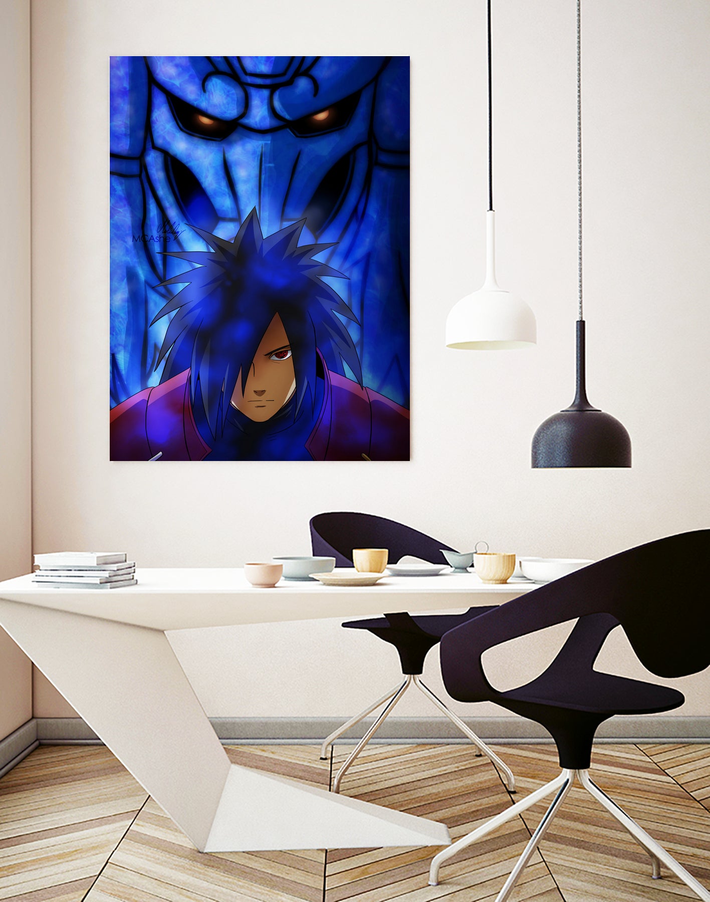 susanoo madara by MCAshe 24 on GIANT ART - blue character design