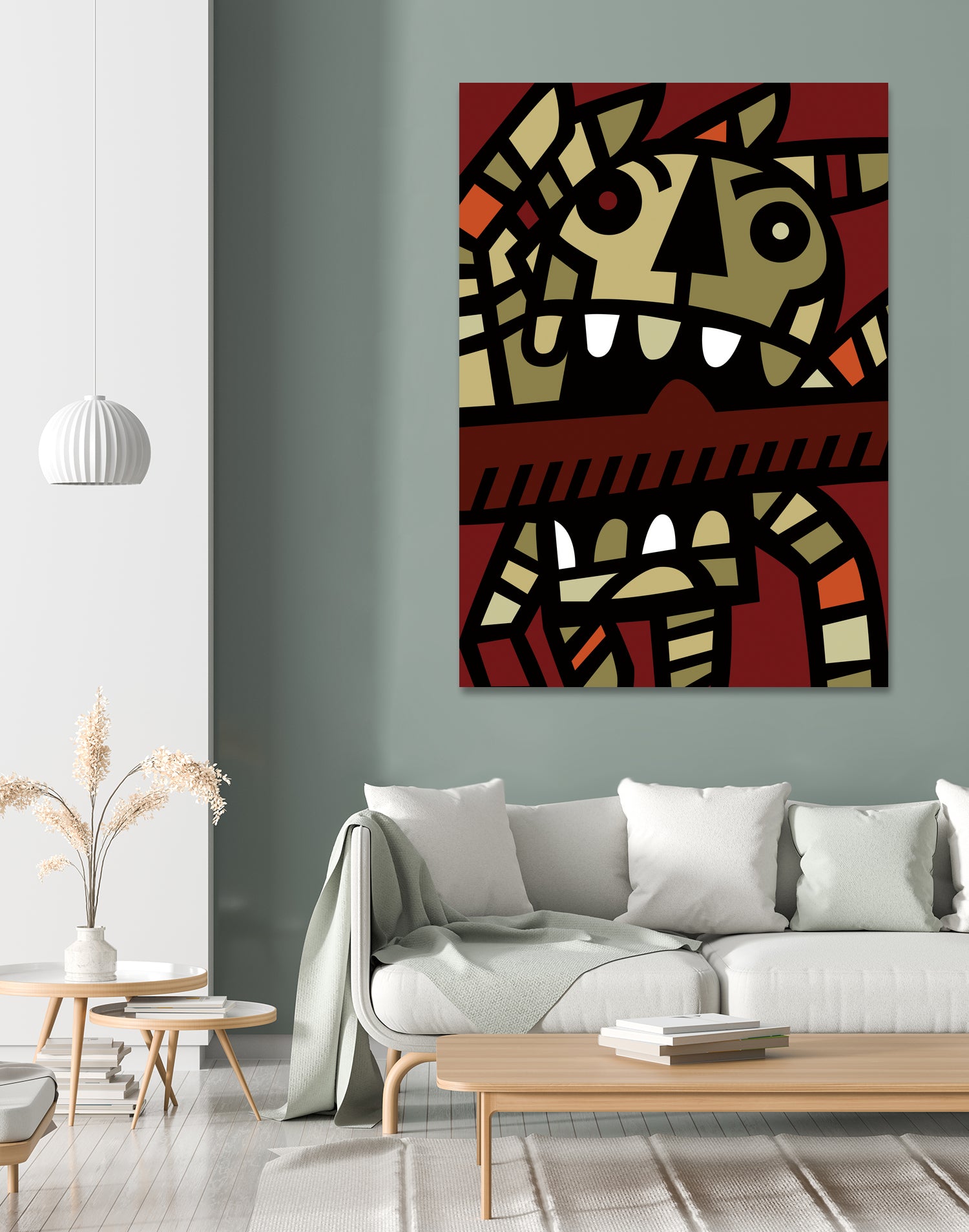 Calaca muerde by Carlos Joaquin Ramirez Fernandez on GIANT ART - red digital drawing