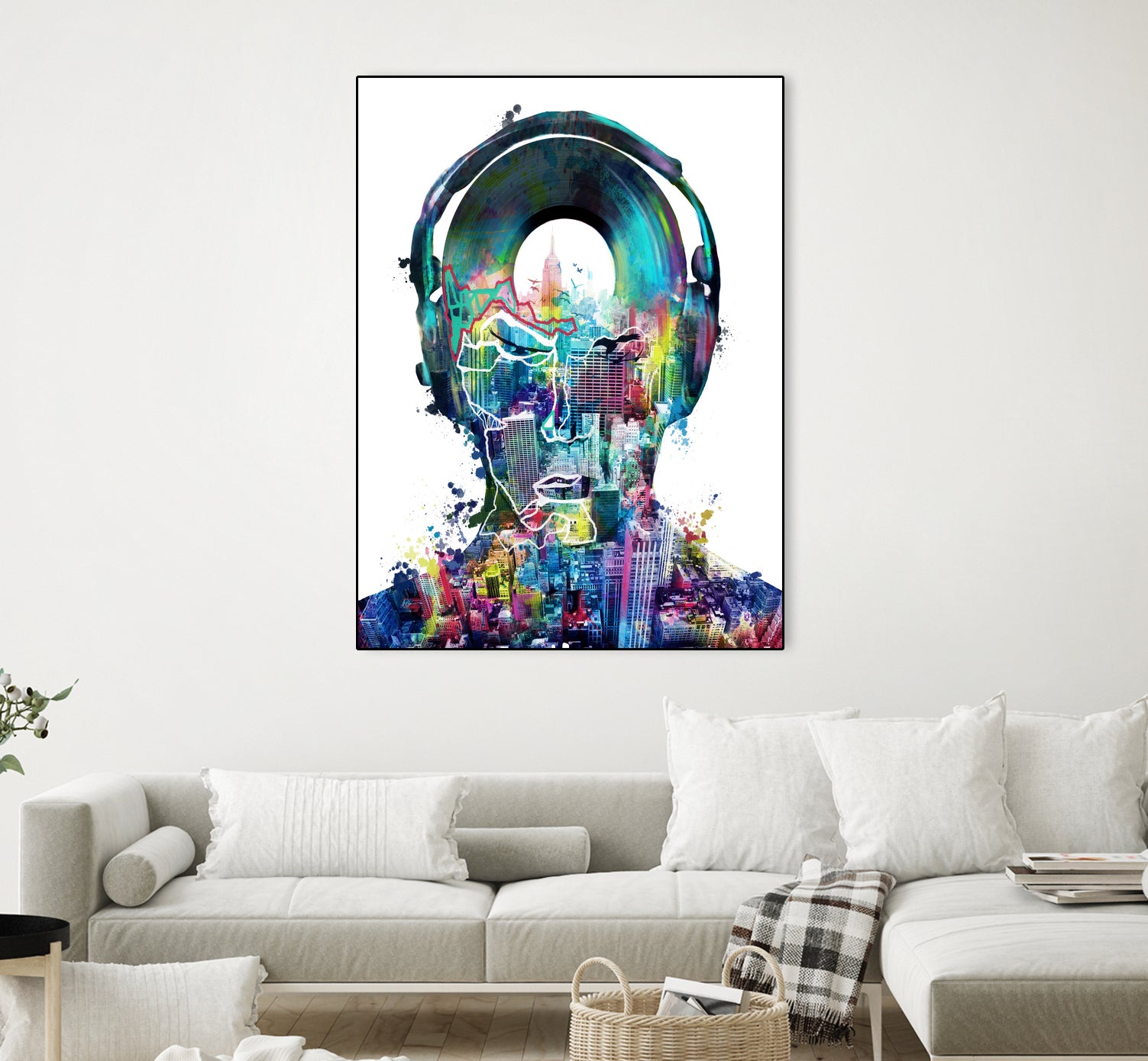 new york city sound colorful by Bekim Mehovic on GIANT ART - white digital painting