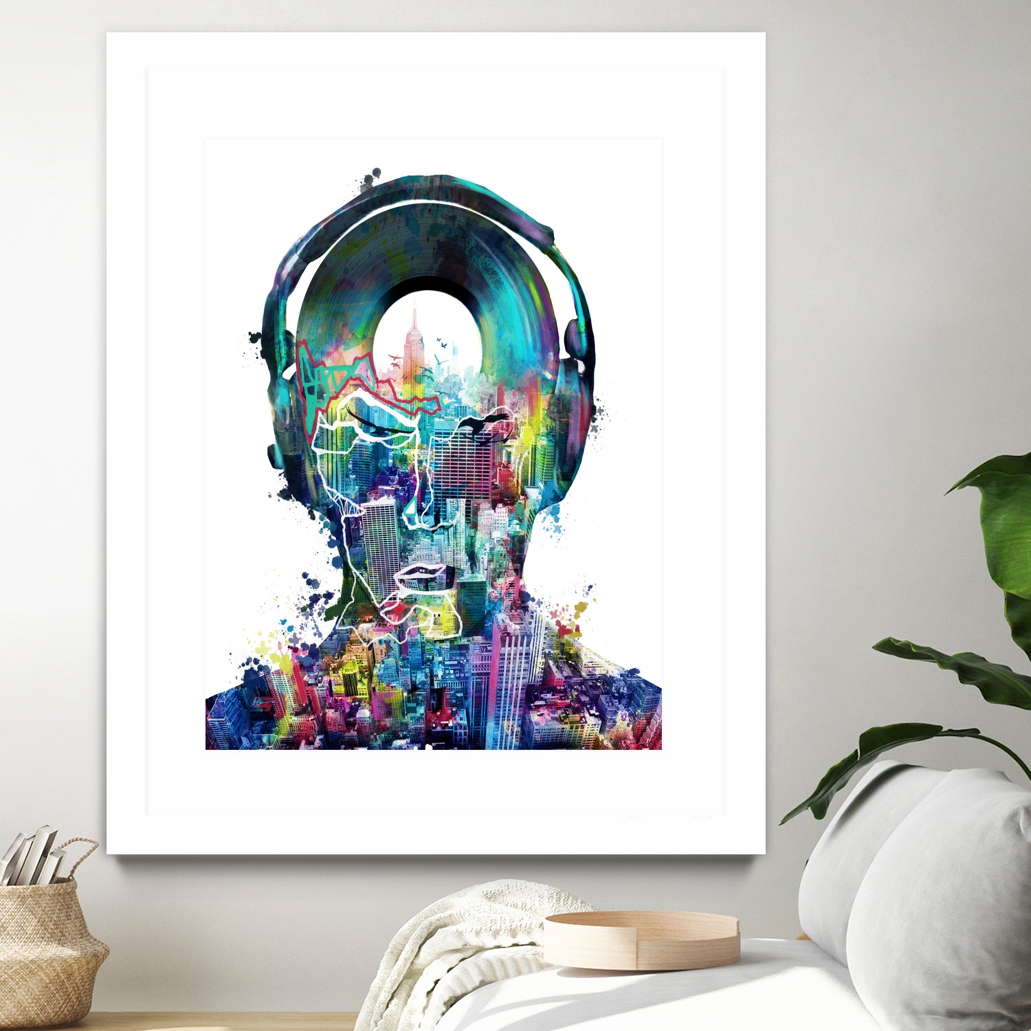 new york city sound colorful by Bekim Mehovic on GIANT ART - white digital painting