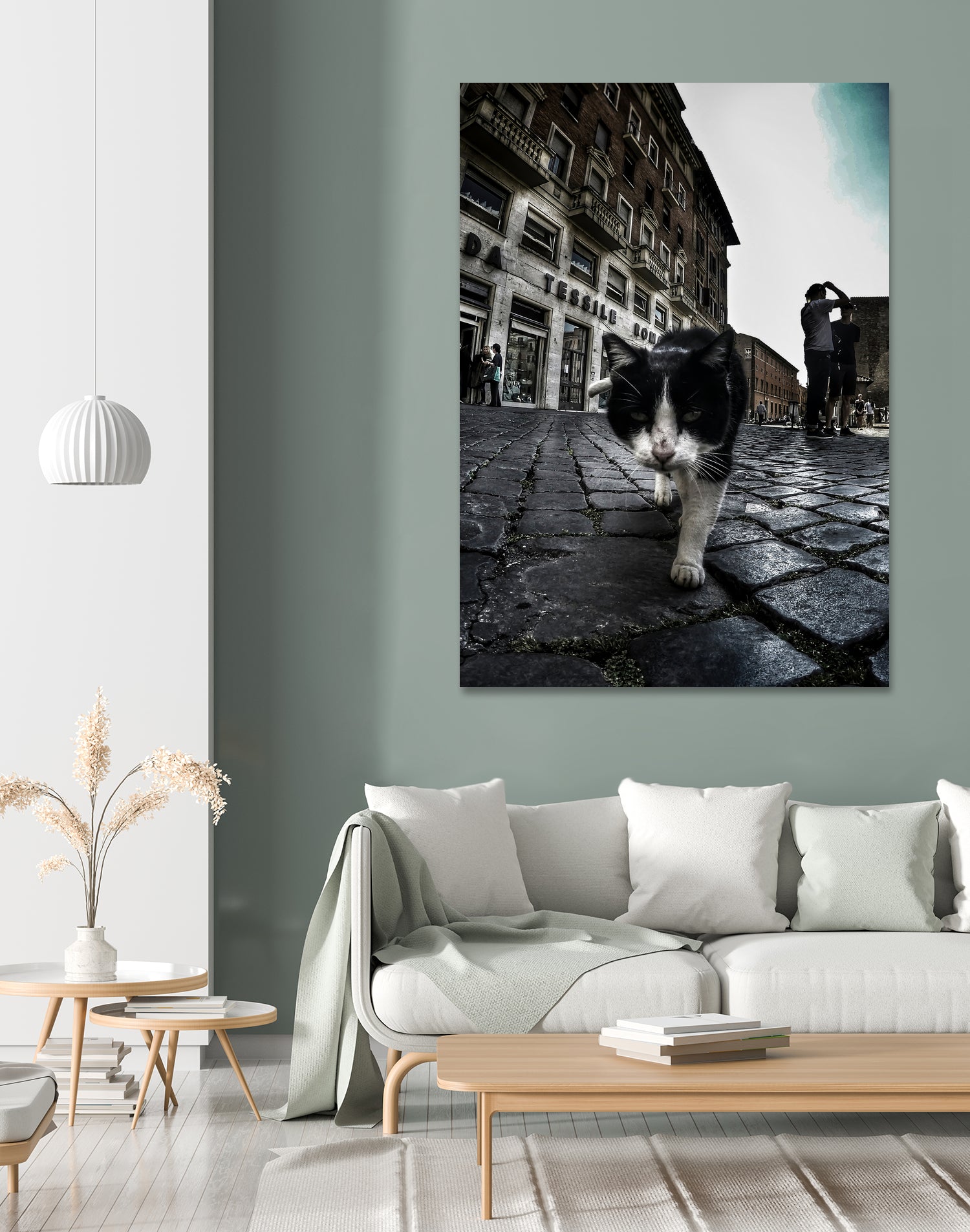 Street Cat by Nicklas Gustafsson on GIANT ART - black mixed media