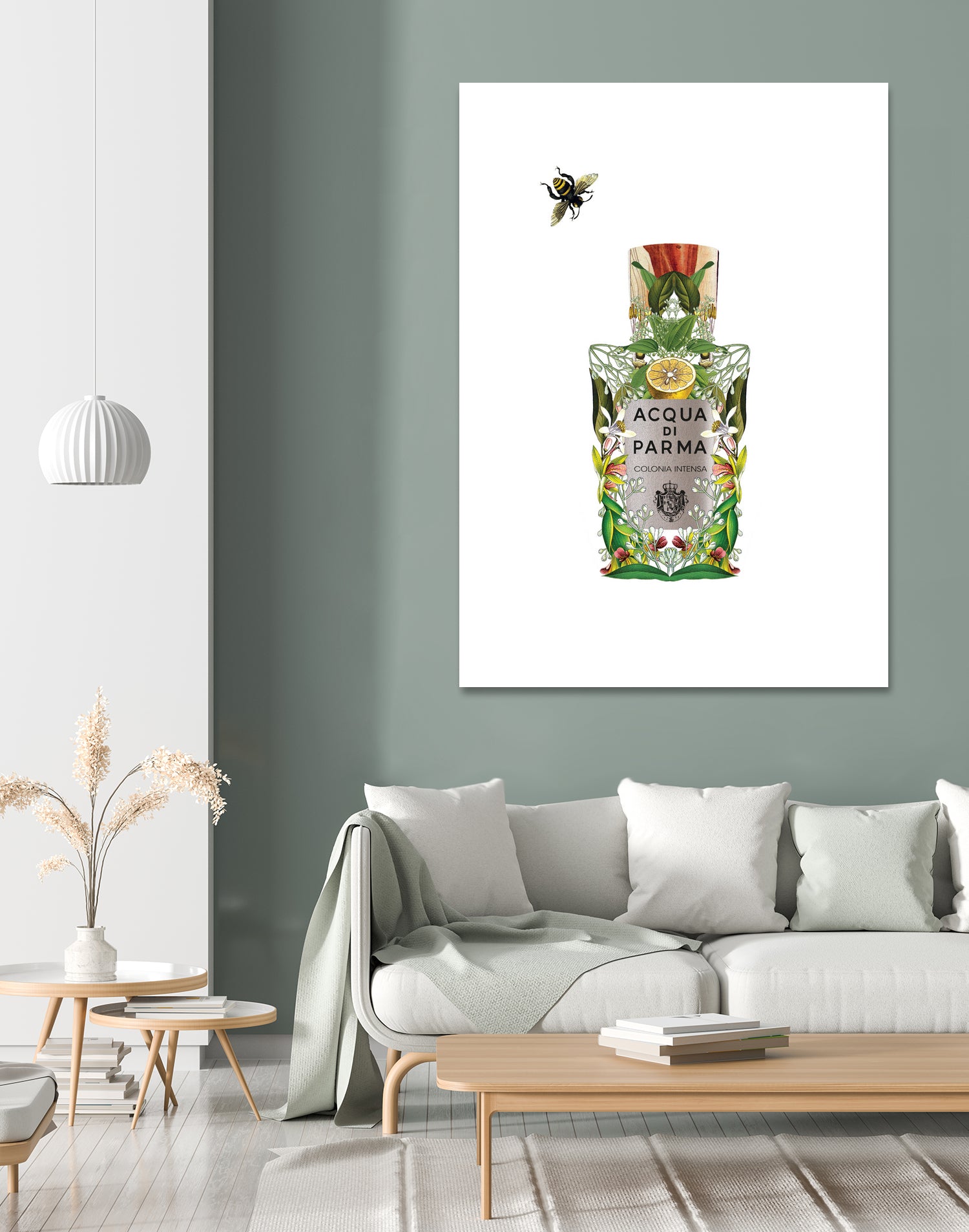 Acqua di Parma - Colonia Intensa by Sixto-Juan Zavala on GIANT ART - green mixed media