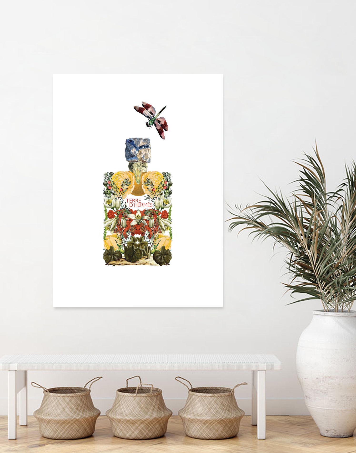 Terre d'Hermès by Sixto-Juan Zavala on GIANT ART - yellow mixed media