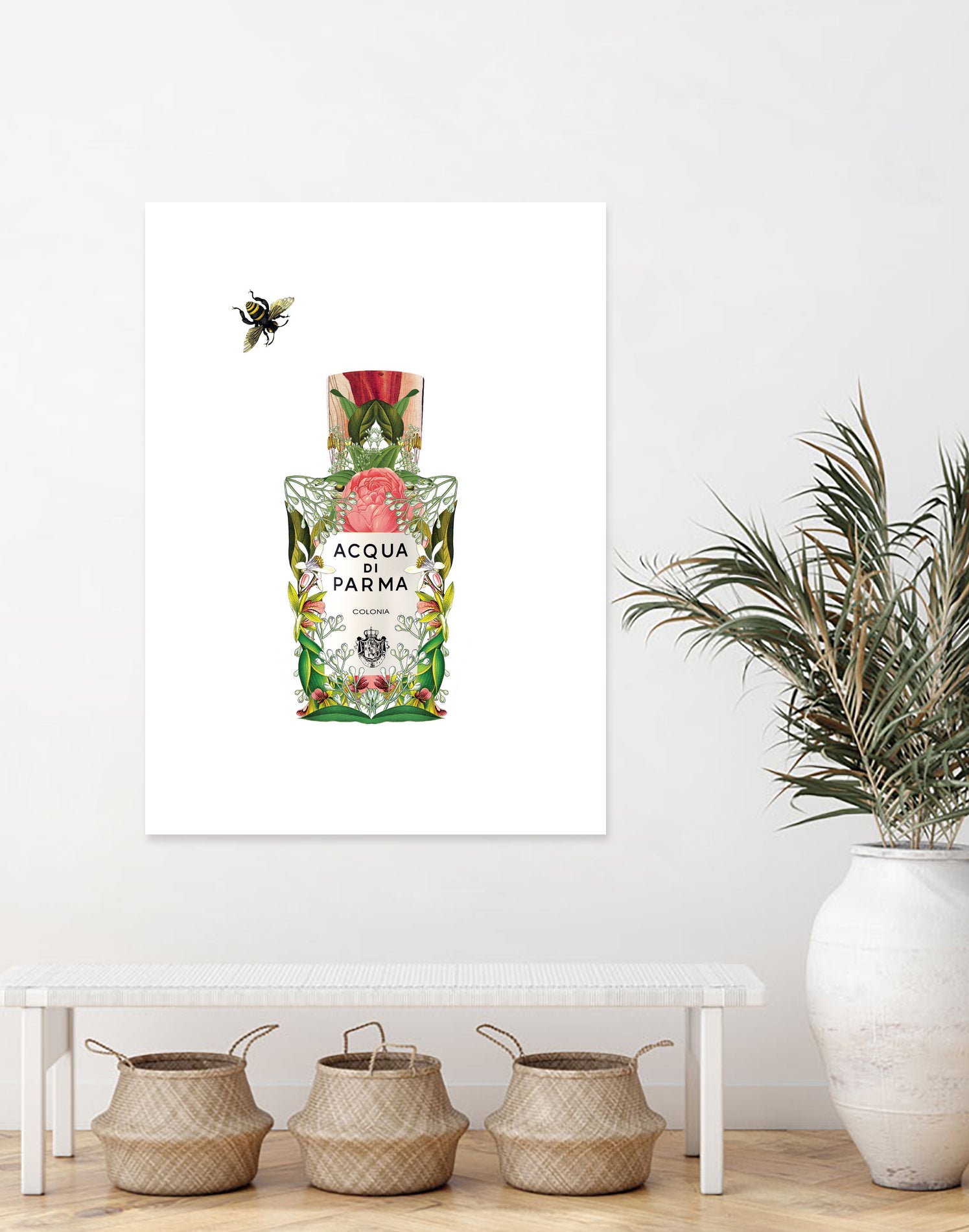 Acqua di Parma - Colonia by Sixto-Juan Zavala on GIANT ART - pink mixed media