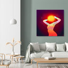 Sun Head by Francois Martin Painchaud on GIANT ART - red character design