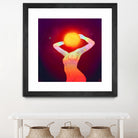 Sun Head by Francois Martin Painchaud on GIANT ART - red character design