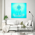 Sun Head 2 by Francois Martin Painchaud on GIANT ART - blue character design