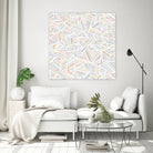 Ab Linear Rainbow by Emeline Tate-Robertson on GIANT ART - white digital painting