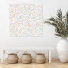 Ab Linear Rainbow by Emeline Tate-Robertson on GIANT ART - white digital painting