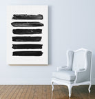 Brush Strokes by Justinas Jokubauskas on GIANT ART - black digital painting
