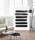 Brush Strokes by Justinas Jokubauskas on GIANT ART - black digital painting