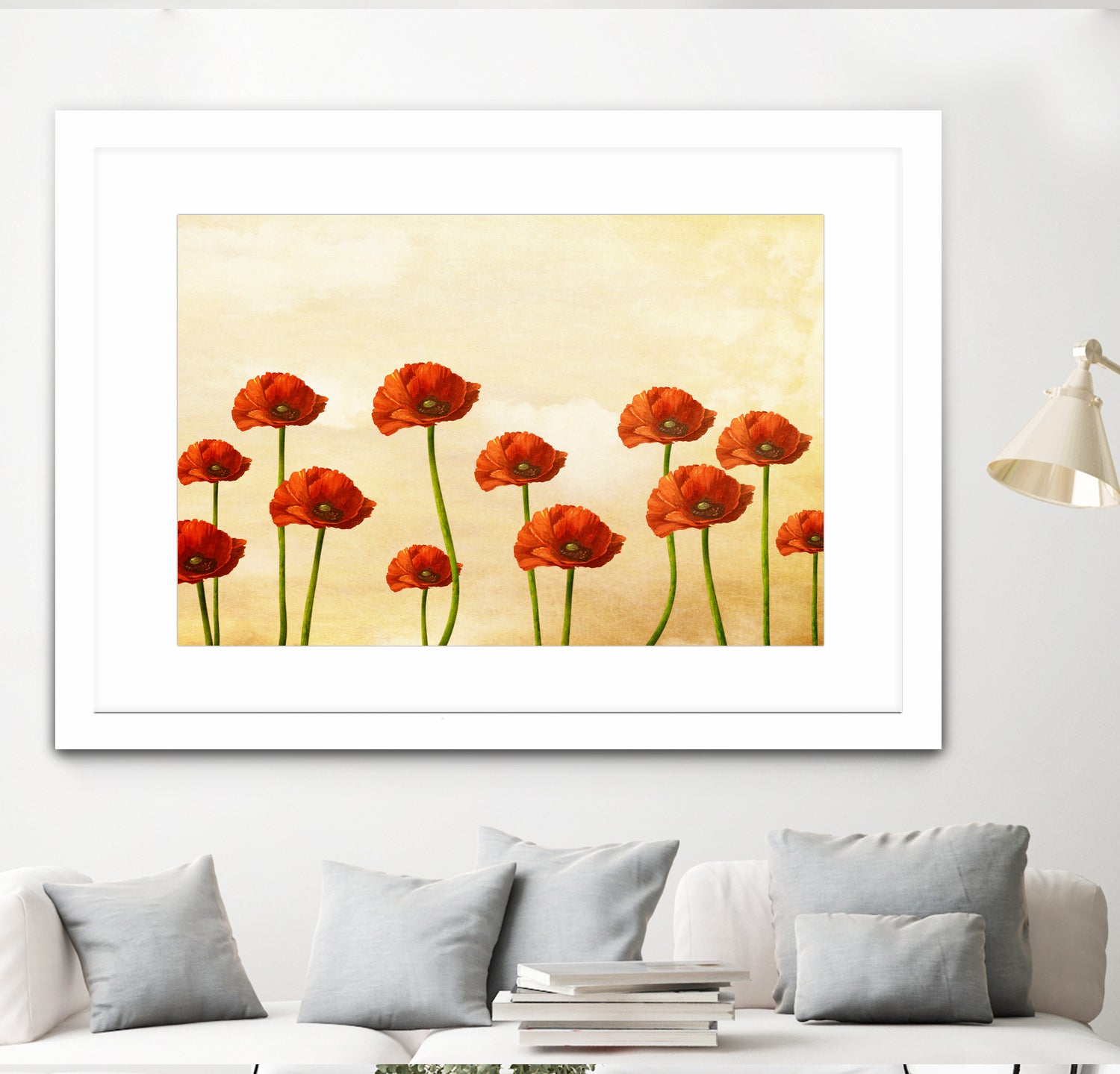 Where The Poppies Bloom by Diogo Veríssimo on GIANT ART - yellow photo manipulation