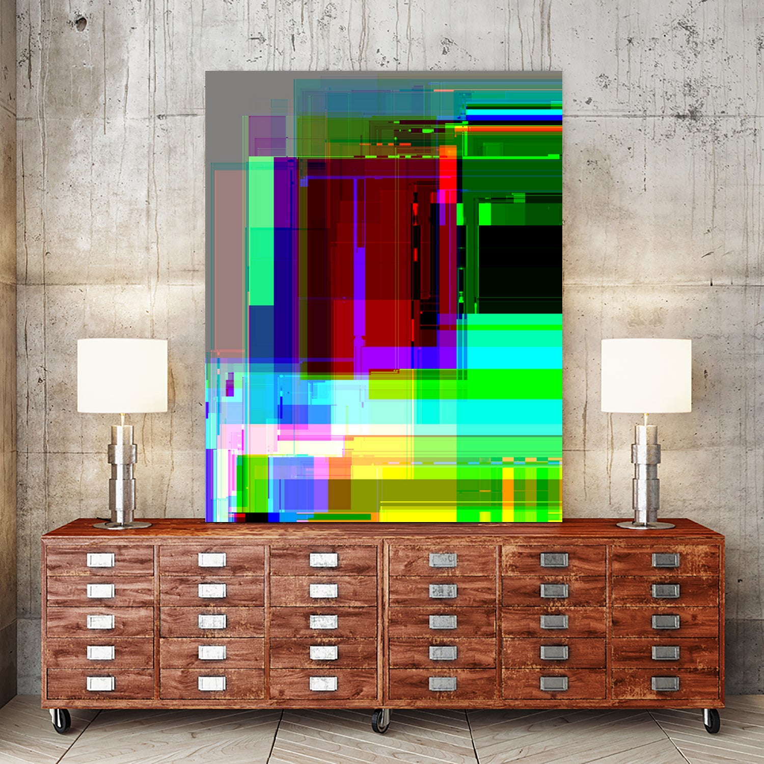 glabstract by vivi melignon on GIANT ART - red digital painting