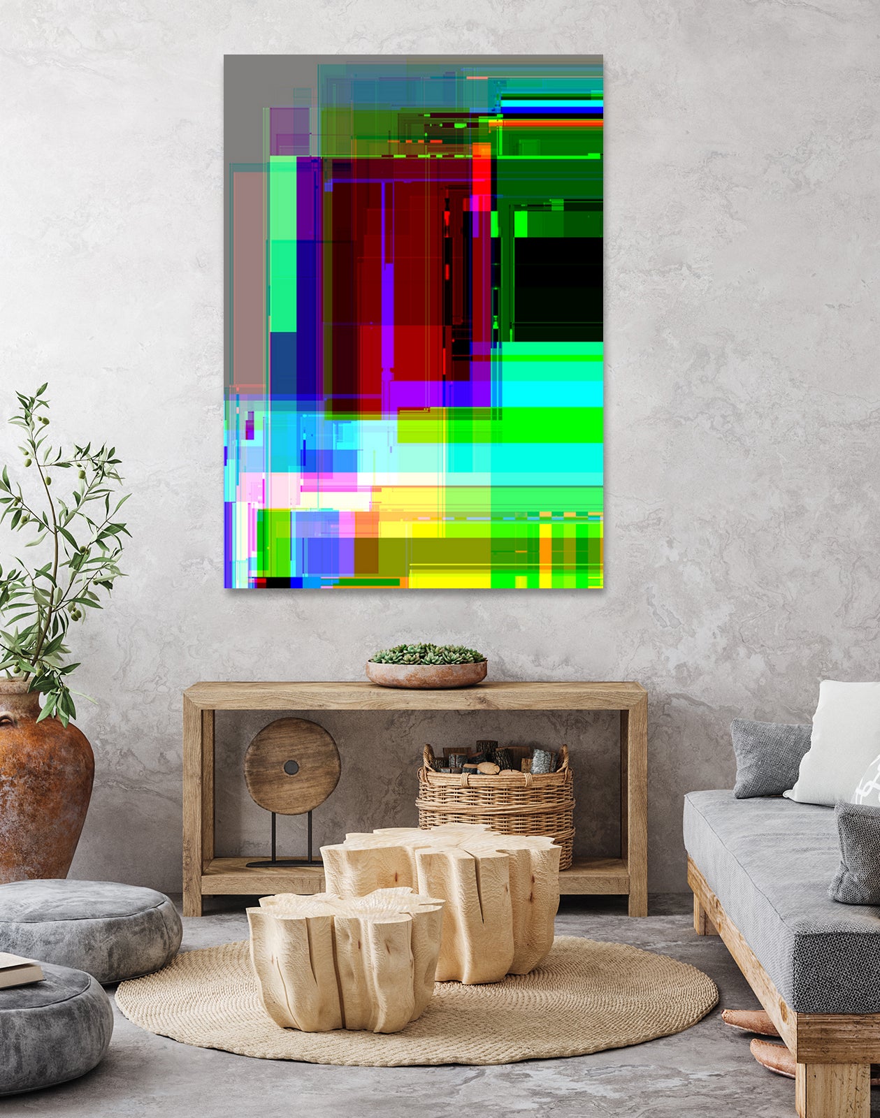 glabstract by vivi melignon on GIANT ART - red digital painting