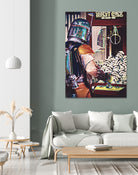 Bounty Crane by André Guldhjärta on GIANT ART - black digital painting