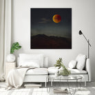 blood moon rising by Dirk Wüstenhagen on GIANT ART - orange photo manipulation