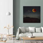 blood moon rising by Dirk Wüstenhagen on GIANT ART - orange photo manipulation