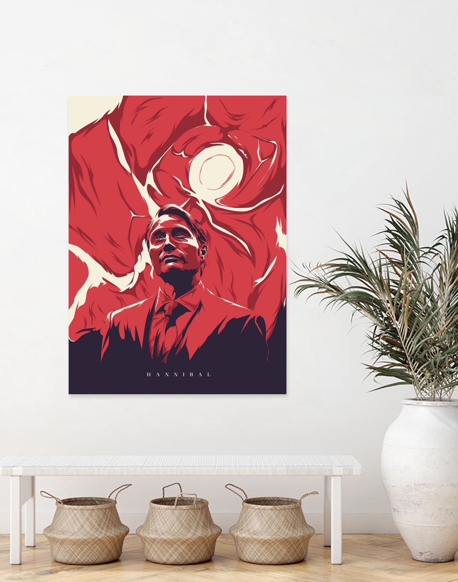 Hannibal by Tibor Lovas on GIANT ART - red vector illustration
