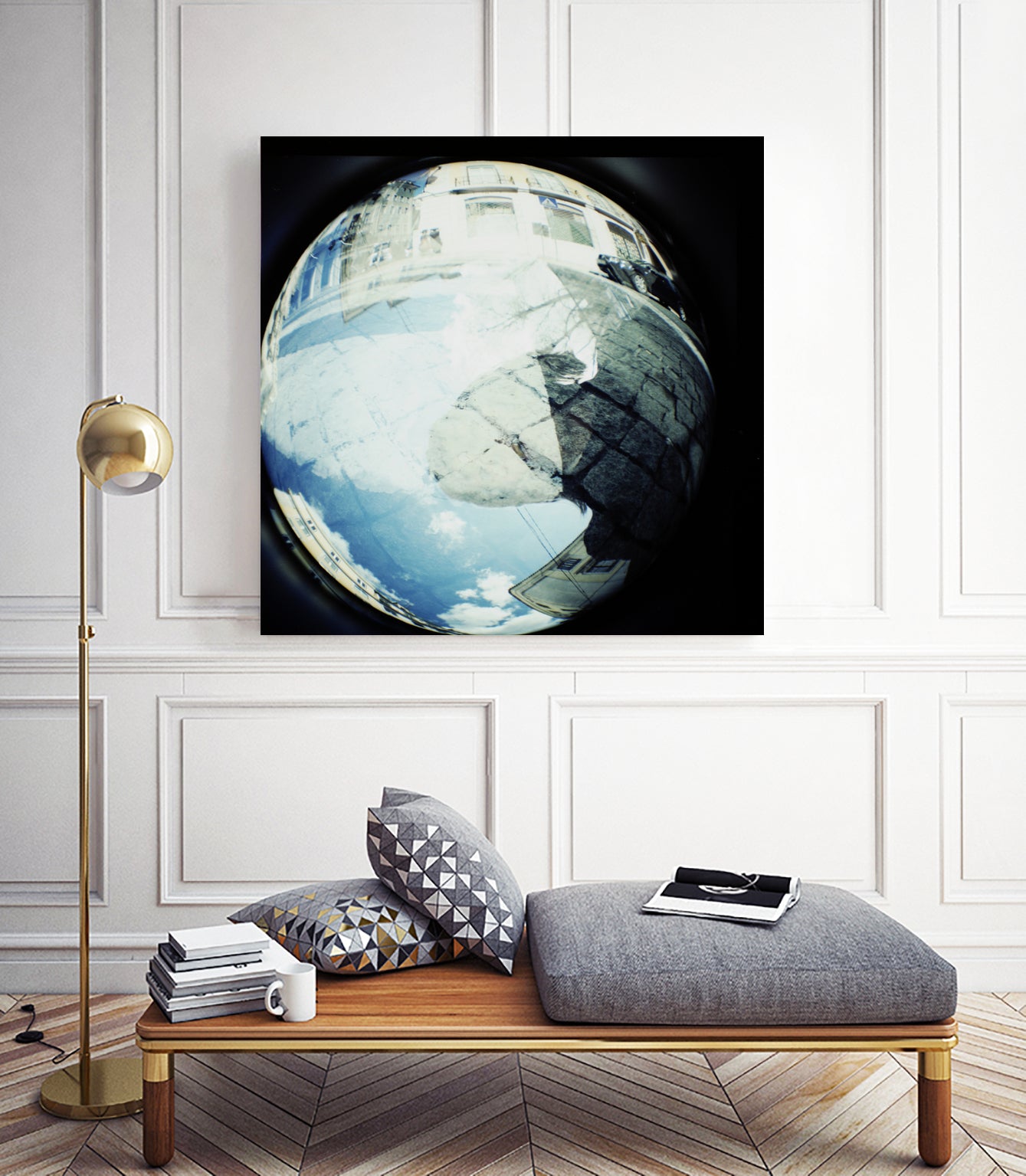 Rolo 16 - 1 by Ana Santos on GIANT ART - blue photo illustration