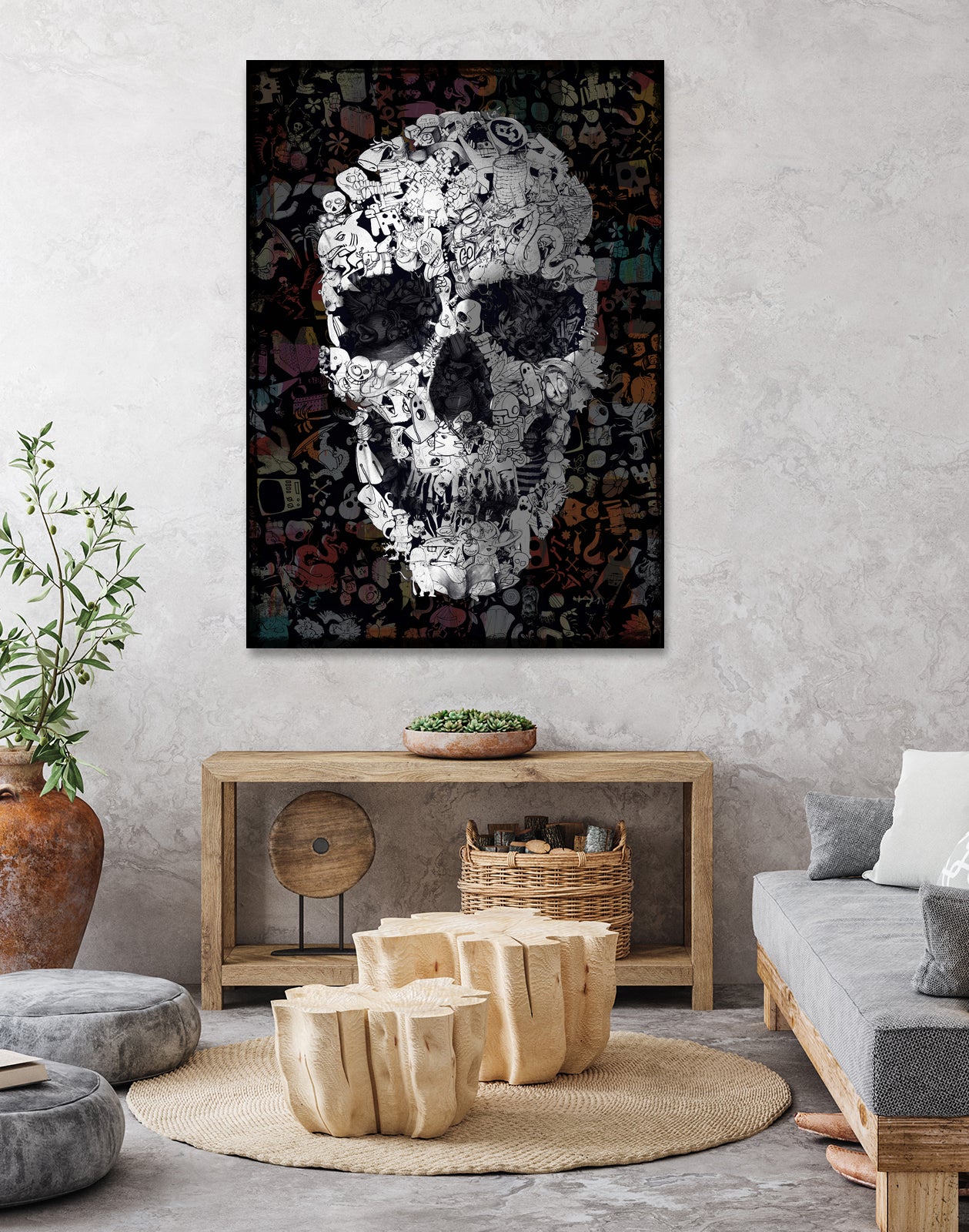 Doodle Skull by Ali Gulec on GIANT ART - digital drawing