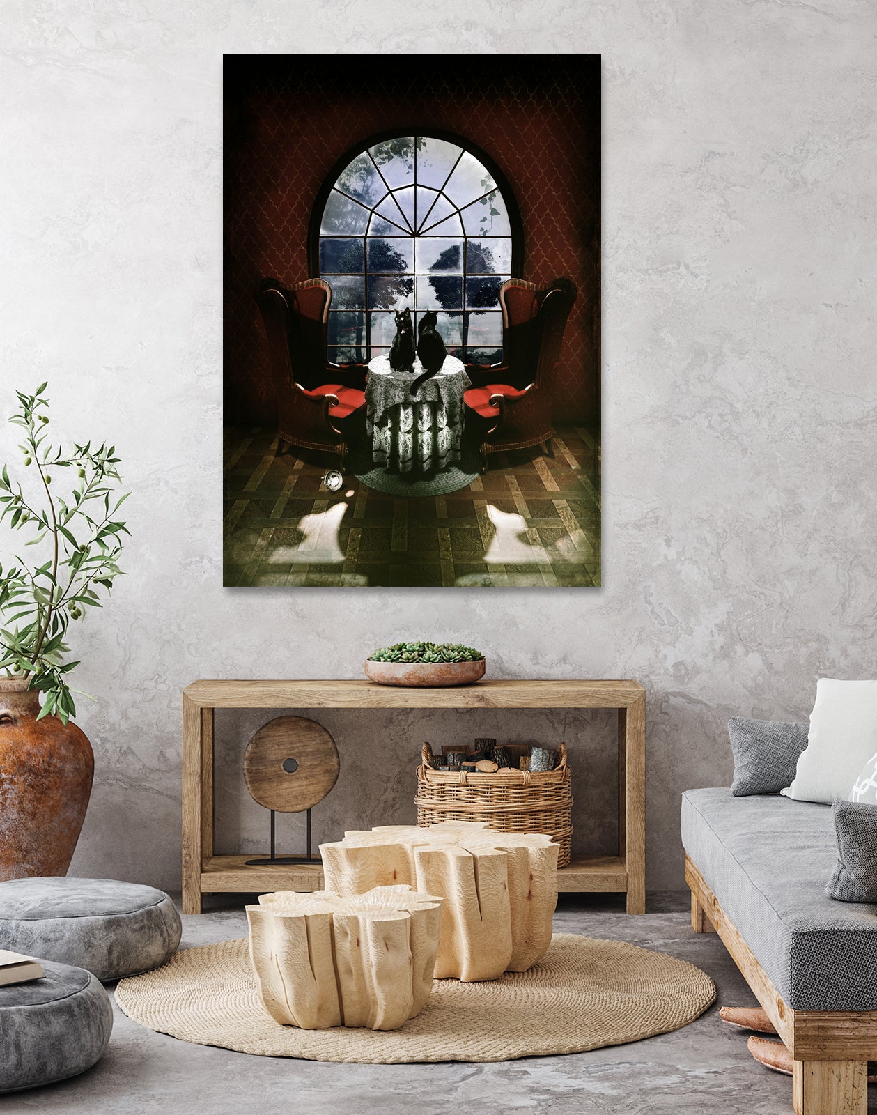 Room Skull by Ali Gulec on GIANT ART - white photo manipulation