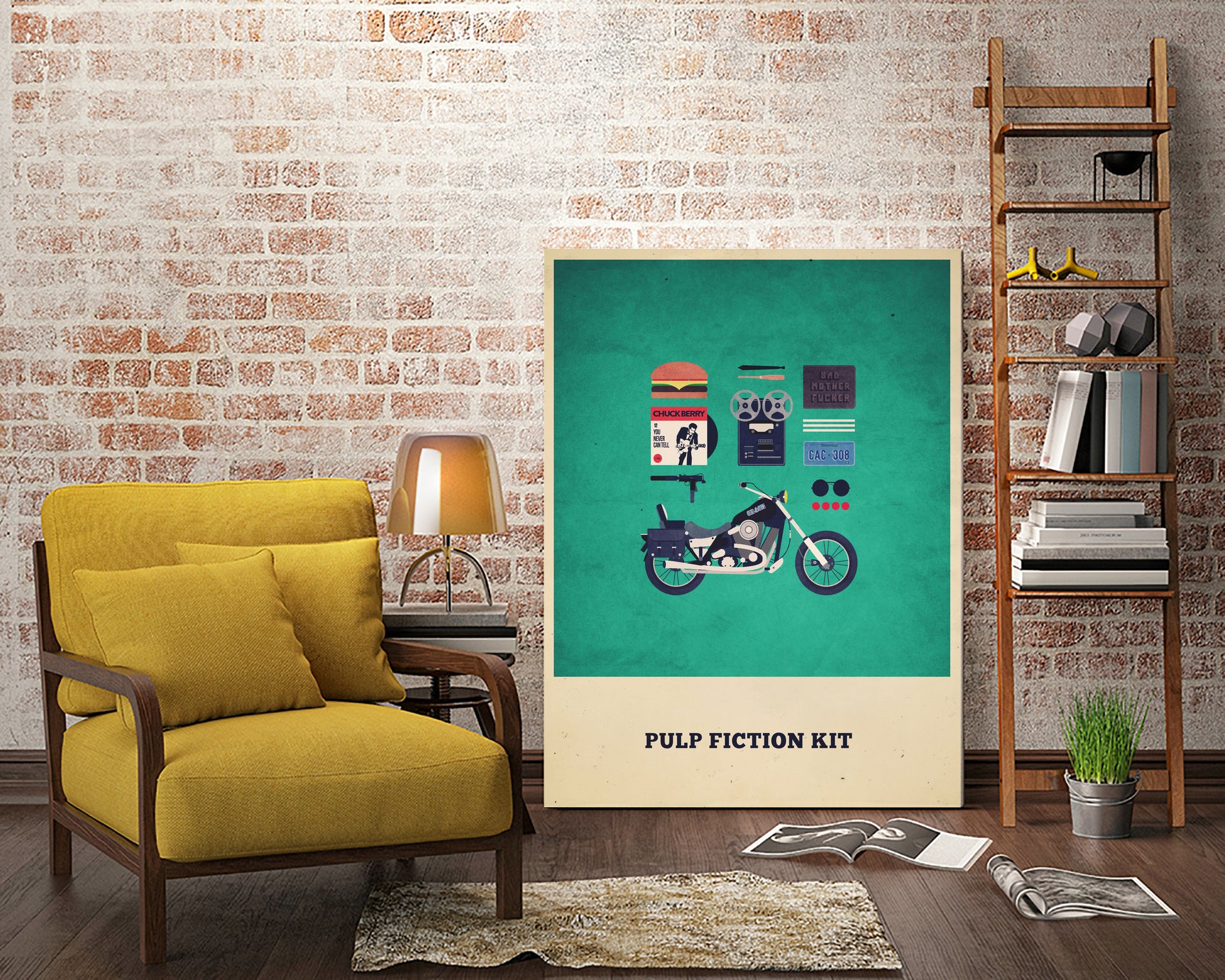 Pulp Fiction Kit by A F on GIANT ART - green digital drawing
