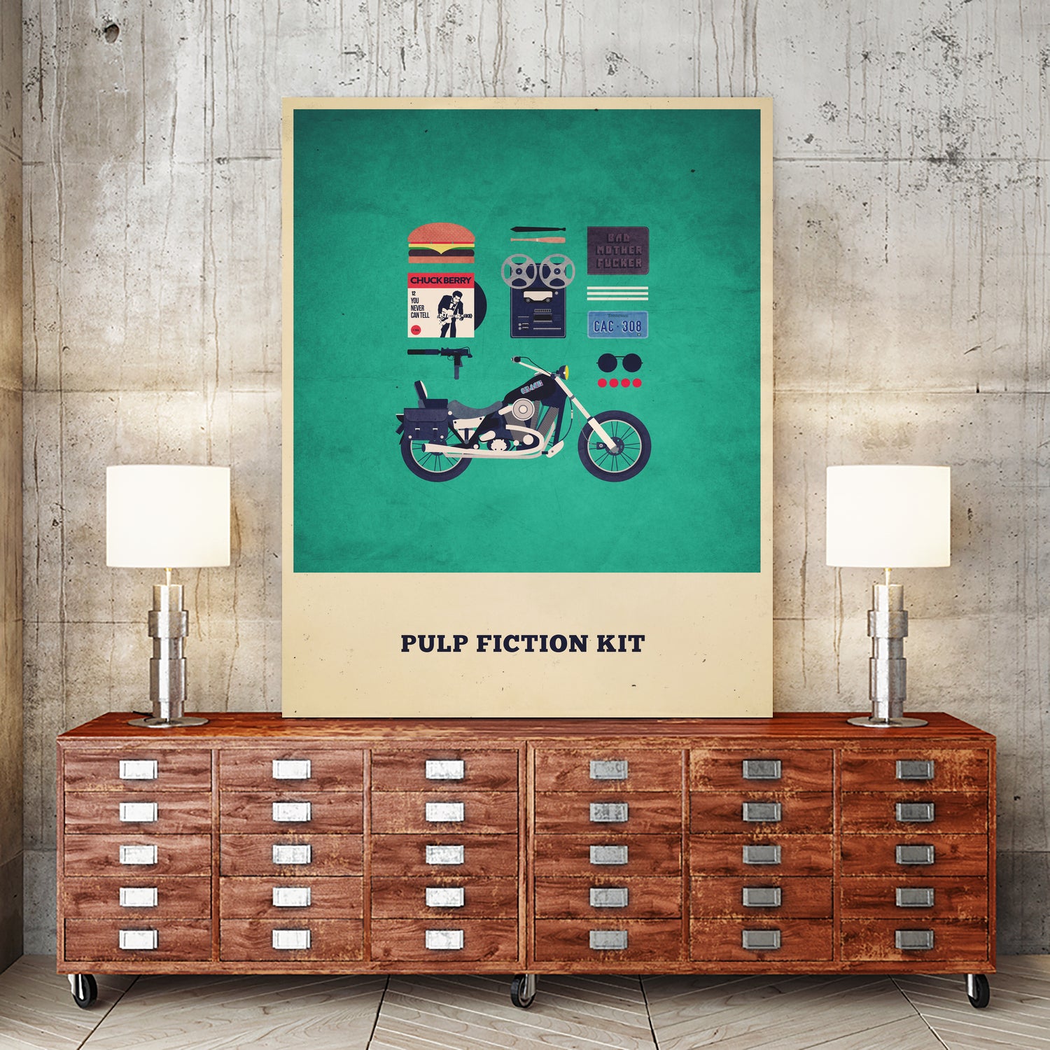 Pulp Fiction Kit by A F on GIANT ART - green digital drawing