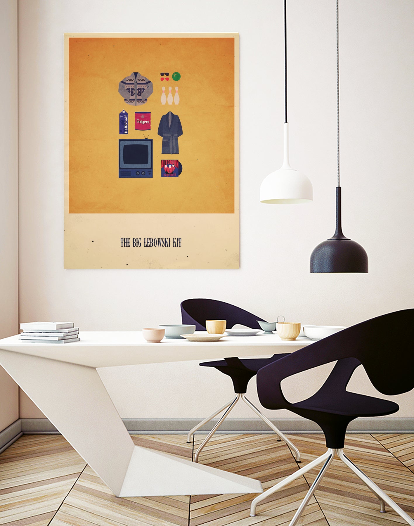 The Big Lebowski Kit by A F on GIANT ART - yellow digital drawing