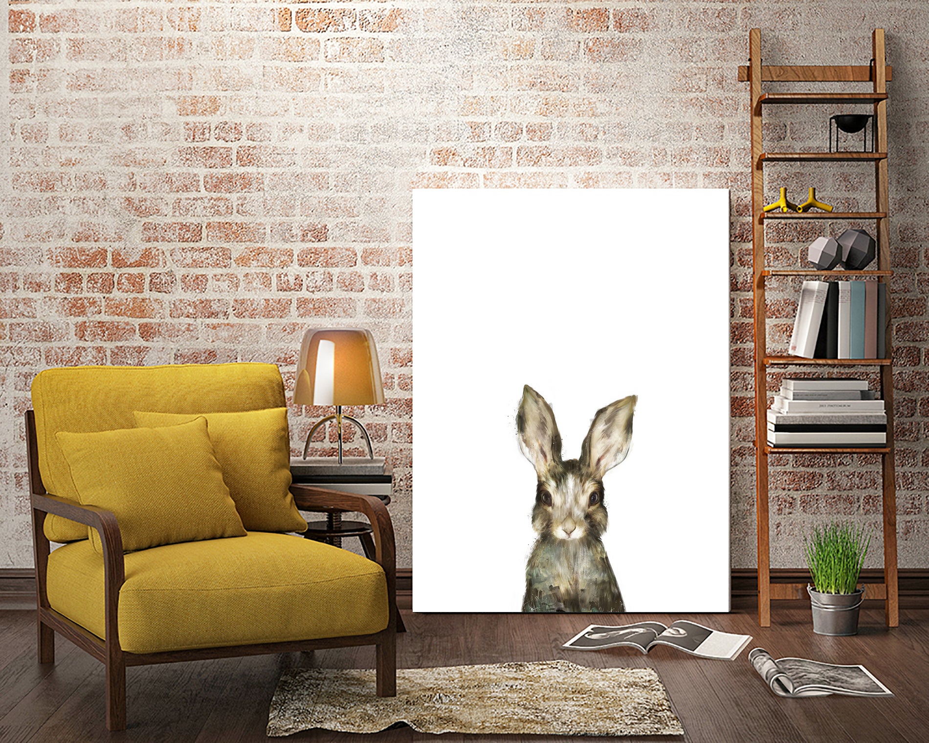 Little Rabbit by Amy Hamilton on GIANT ART - digital painting