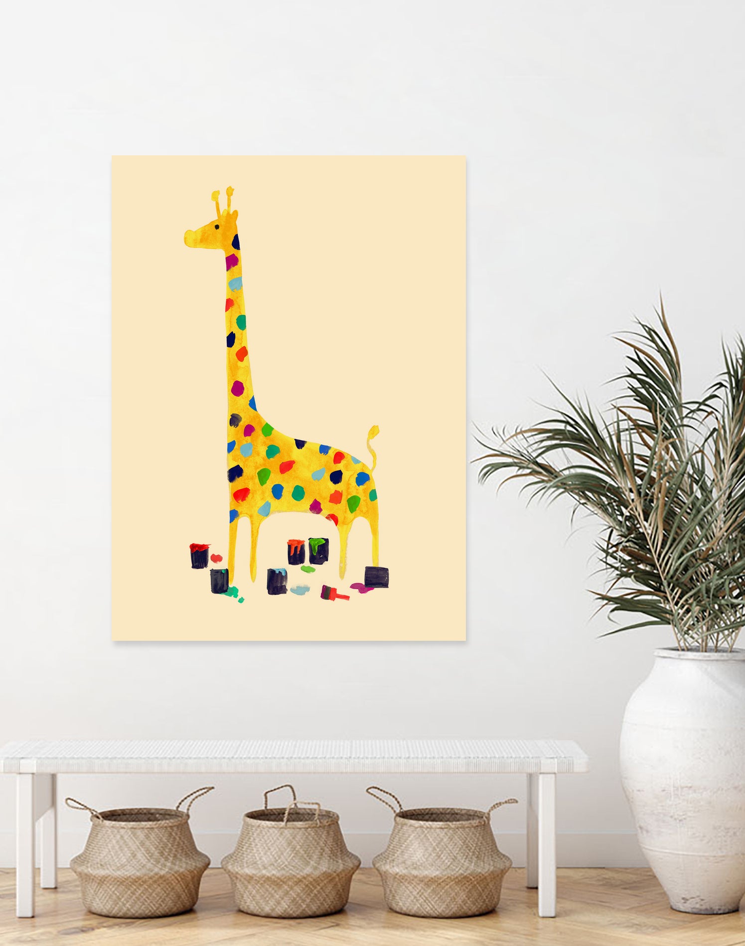 Whimsical Giraffe by Budi Satria Kompoi on GIANT ART - digital painting