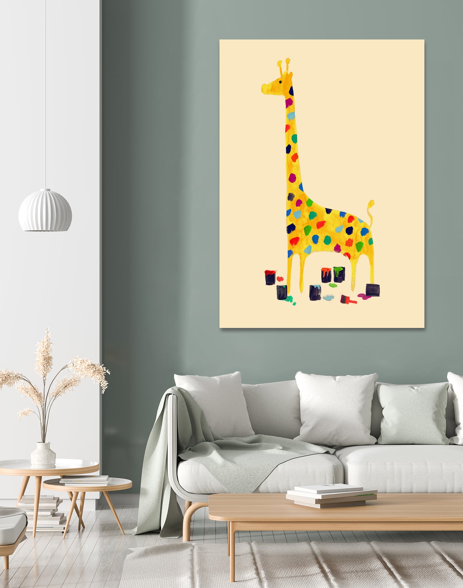 Whimsical Giraffe by Budi Satria Kompoi on GIANT ART - digital painting