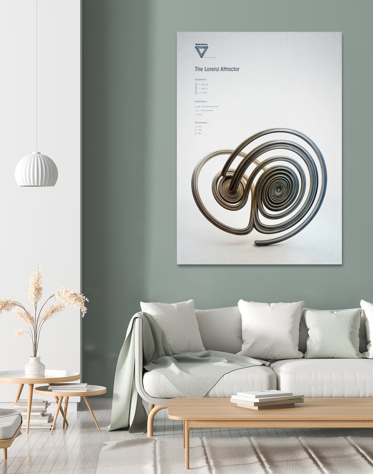 The Lorenz Attractor by . Chaotic Atmospheres on GIANT ART - 3d art