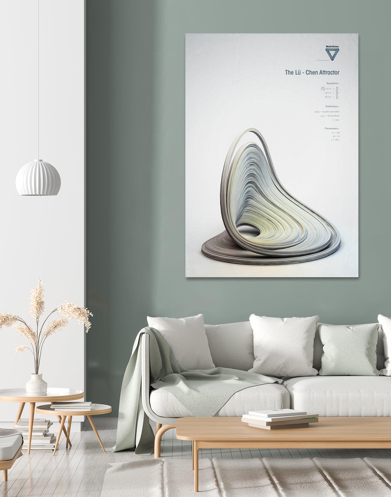 The Lü-Chen Attractor by . Chaotic Atmospheres on GIANT ART - 3d art