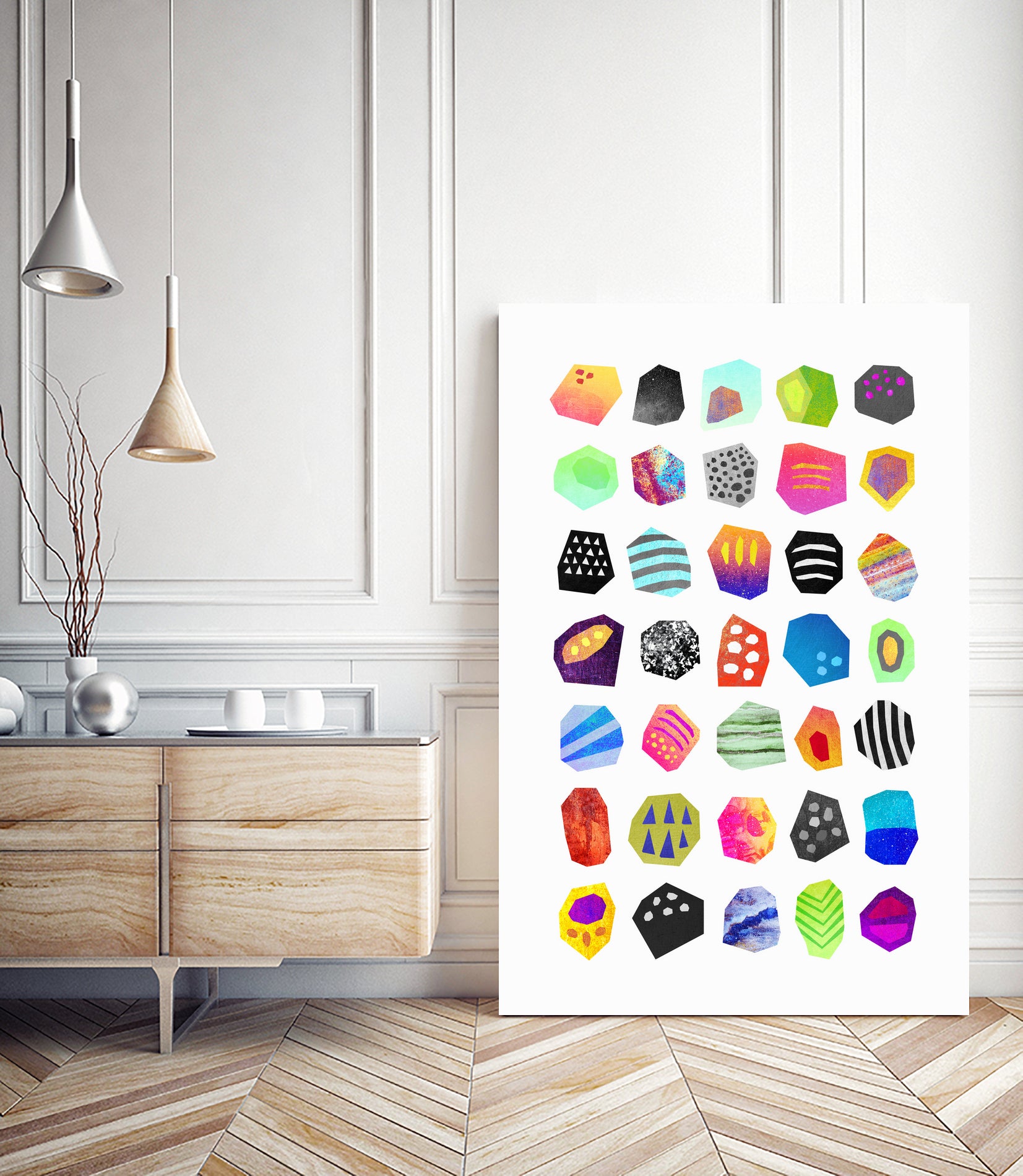 Shards by Elisabeth Fredriksson on GIANT ART - red digital drawing