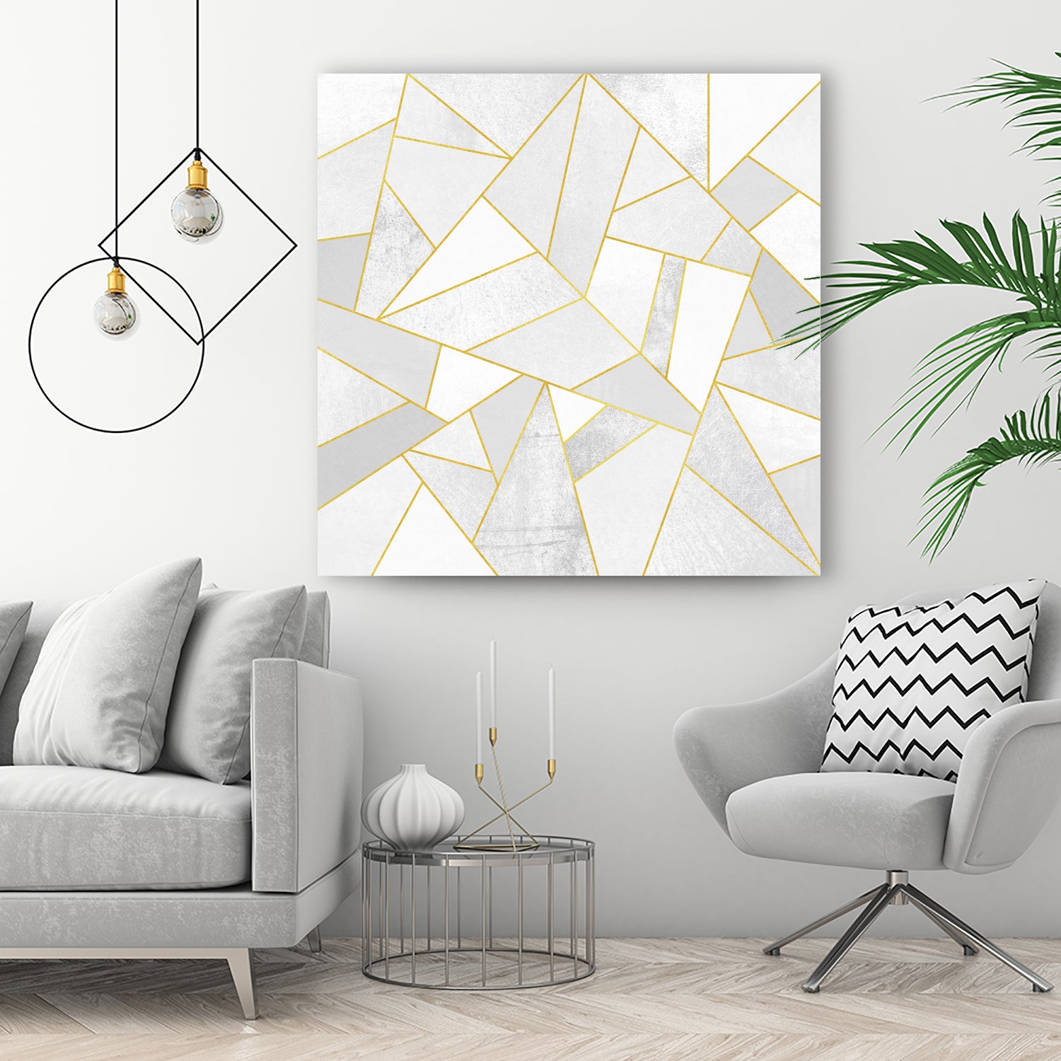White Stone by Elisabeth Fredriksson on GIANT ART - white digital painting