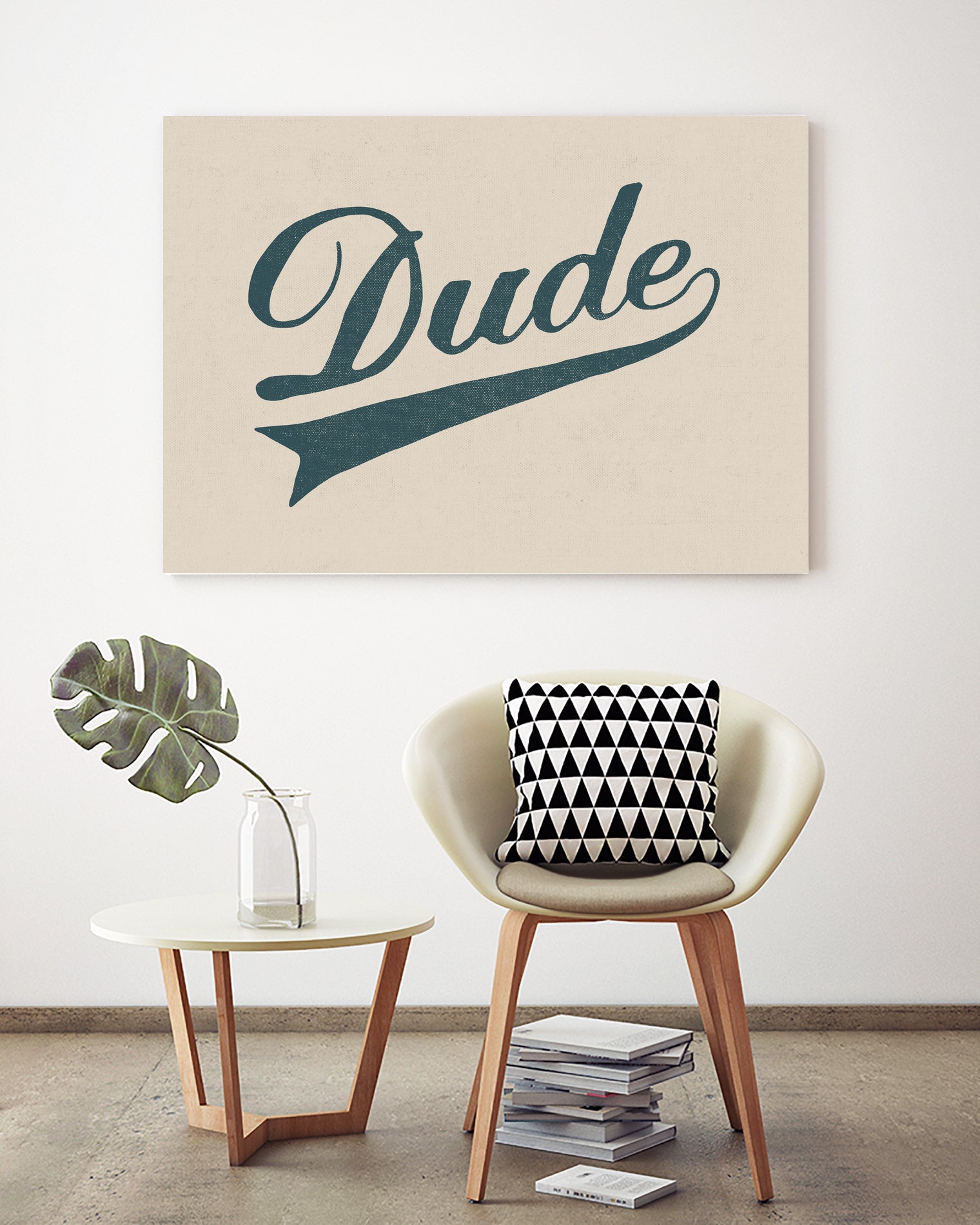 Dude by Florent Bodart on GIANT ART - brown typography