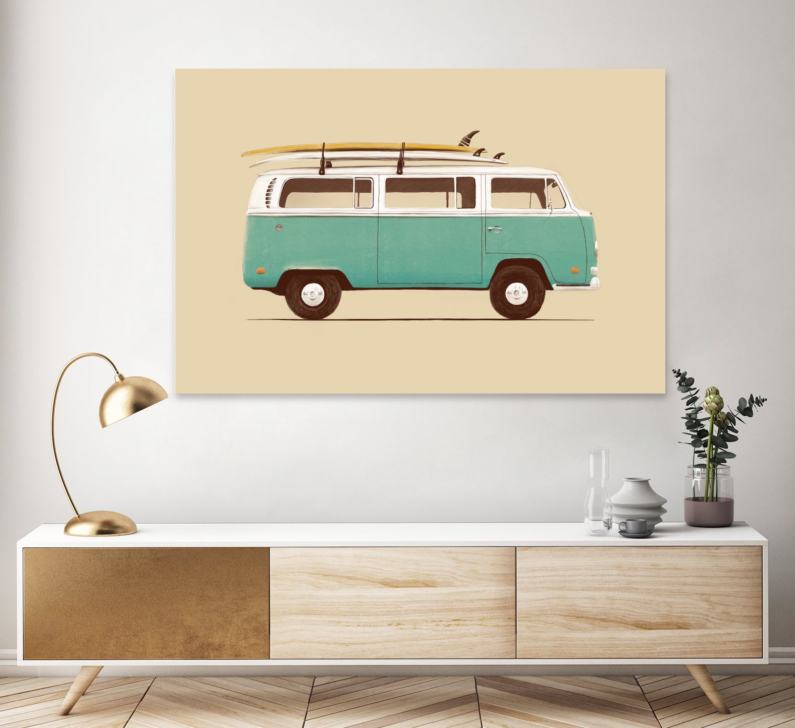 Blue Van by Florent Bodart on GIANT ART - blue digital drawing