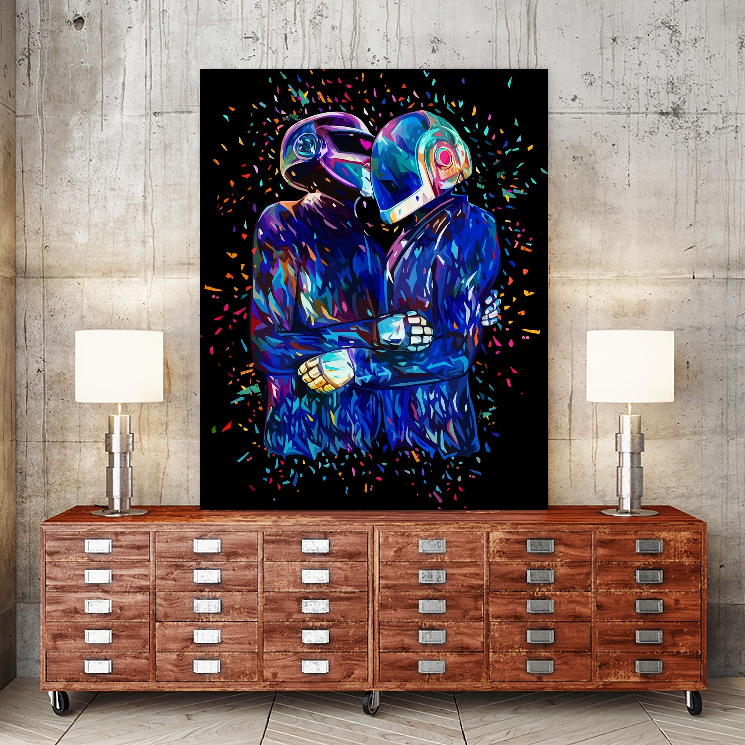 The Embrace - Black Variant by Alessandro Pautasso on GIANT ART - black digital painting