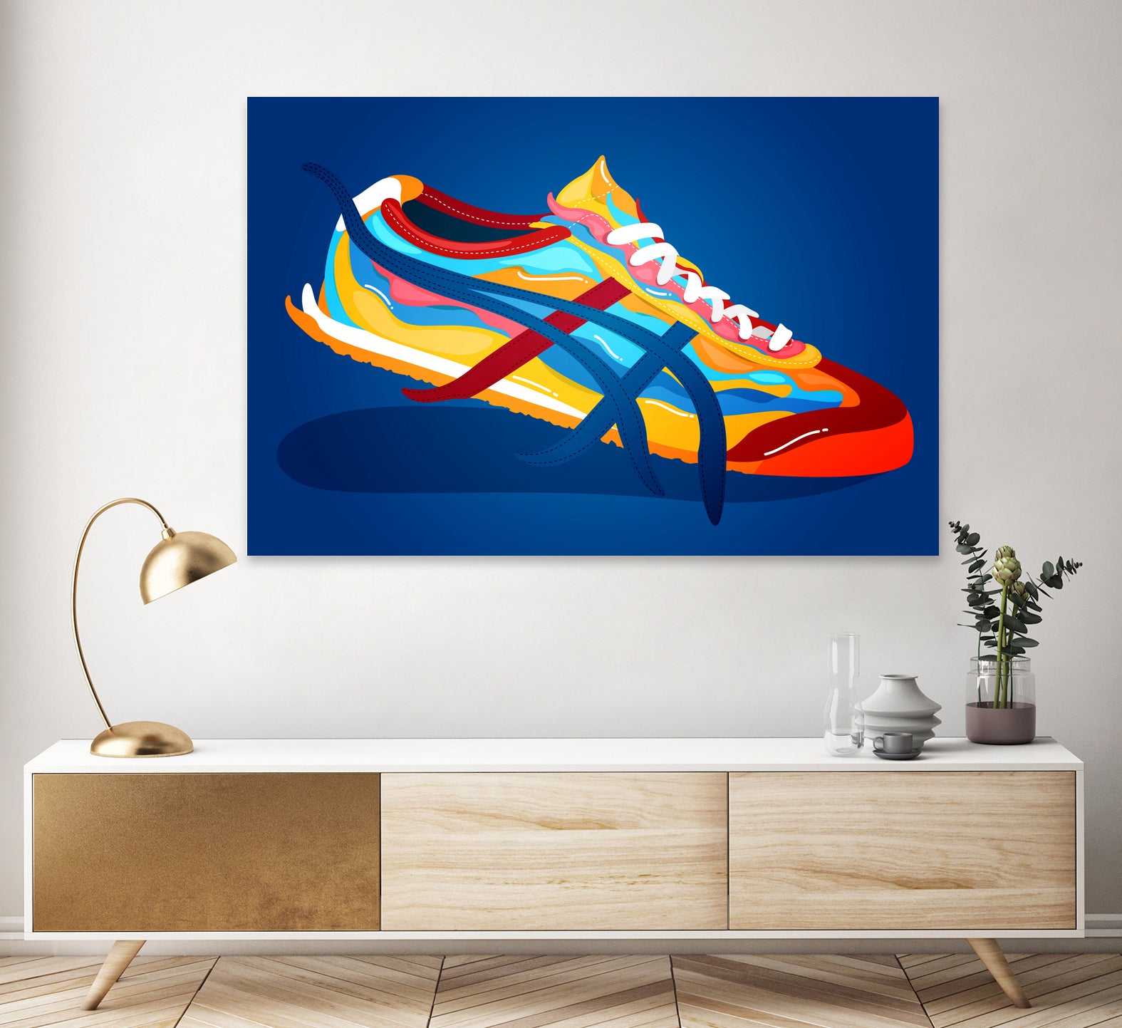 The Classic Series: Onitsuka Tiger Mexico 66 by Michelle Karyl Nerona on GIANT ART - white digital painting